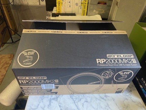 Reloop turntable empty box - reloop,