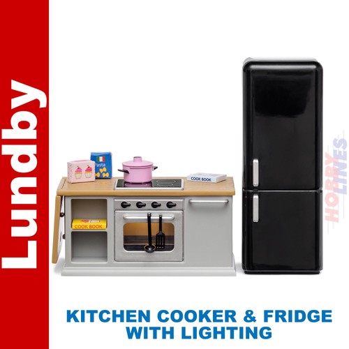 Kitchen cooker fridge with - kitchen,