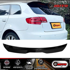Audi A3 S3 RS3 8P Sportback 5 Door RS3 Look Rear Roof Spoiler Gloss Black 08-13