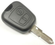 RFC 2 button key case for Peugeot 206 remote fob 2001 - 2006 NE73 blade