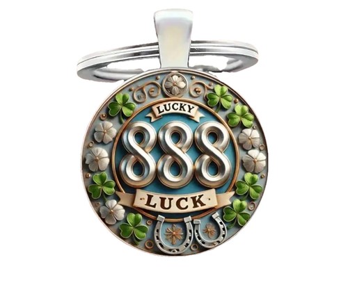 Lucky 888 pendant - lucky, charm