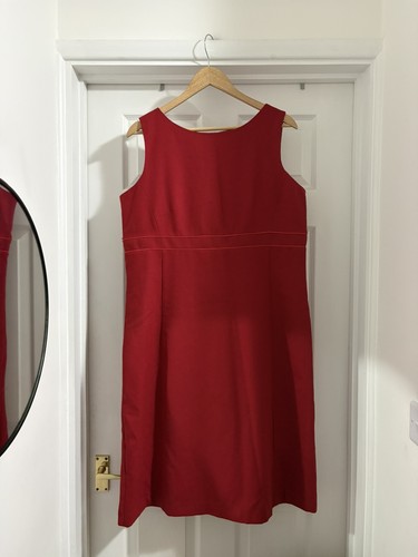 New laura ashley red wool - red, 98%