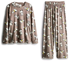 SNOOPY Minky Fleece Pyjamas Ladies Women 6 to 24 Soft Touch Nightwear Primark