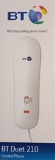 BT Duet 210 Corded Landline House Phone, 10 Number Memory, LED Call Indicator
