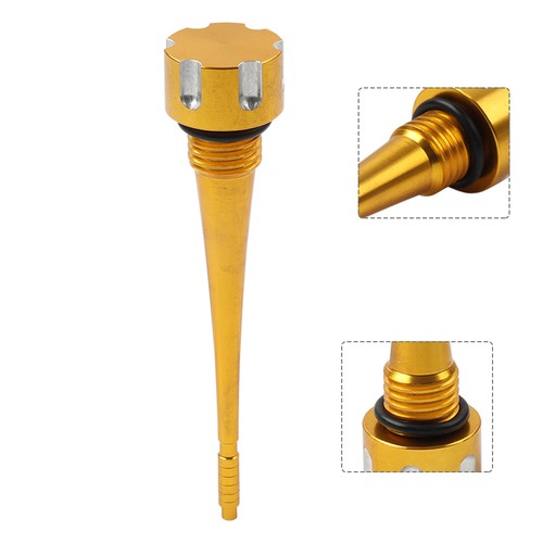 Gold cnc oil dipstick - oil,