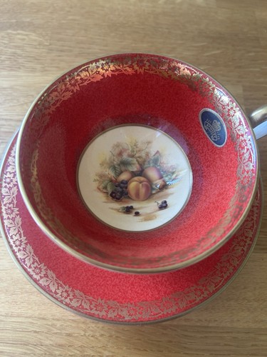 Aynsley orchard gold tea cup - gold,
