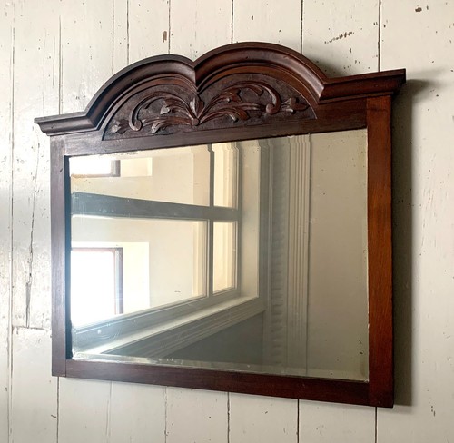 Antique victorian mirror - mirror, w/
