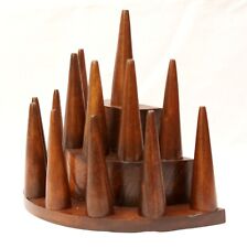 Wooden Ring Cones Display