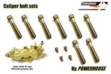 Suzuki GSXR 1000 K1-2 Stainless joint bolt set Tokico 6 pot front brake calipers