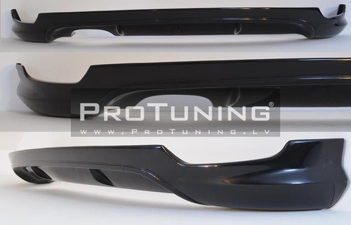Look rear bumper spoiler - v,