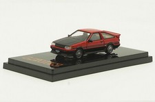 Hobby Japan 1/64 For TOYOTA COROLLA LEVIN AE86 Black/Red Diecast Toy Collection