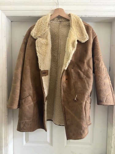 Sheepskin shearling coat - sheepskin,
