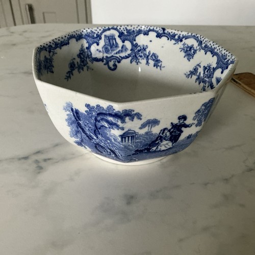Mason blue and white - and,