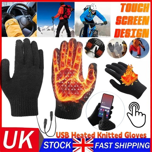 Electric heated gloves usb - gloves,
