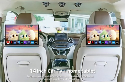 Car headrest monitor - car,
