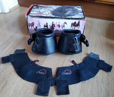 CAVALLO SIMPLE  HOOF BOOTS + WRAPS  BLACK SIZE 0 
