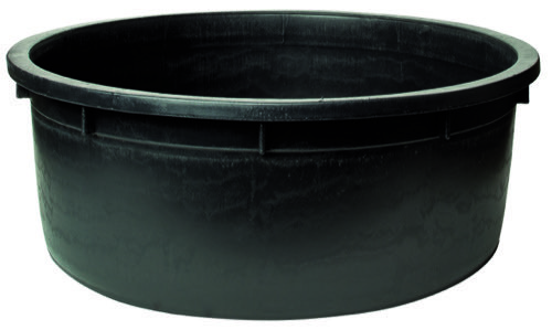 Large squat black plastic - squat,