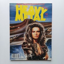 Heavy Metal Winter 1989 Vol 12 #4, Luis Royo Cover Z 1+ VF+