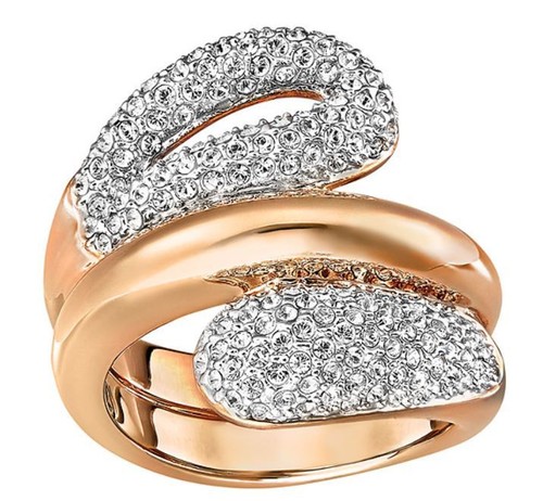 Swarovski every wide ring rose - swarovski,