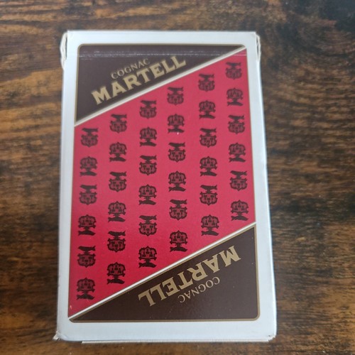Cognac martell playing cards - playing,