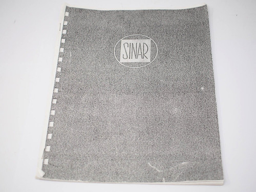 Sinar monorail camera - sinar,