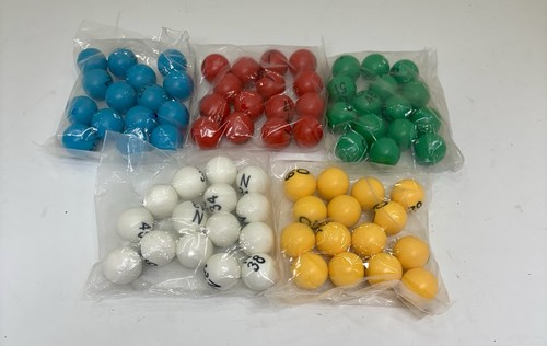 Multi color bingo ball - multi,