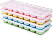 Silicone Ice Cube Trays 4 Pack