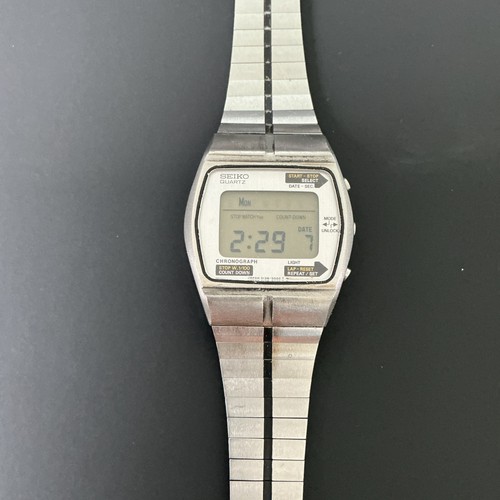 Vintage seiko 0138 5020 - vintage, lcd