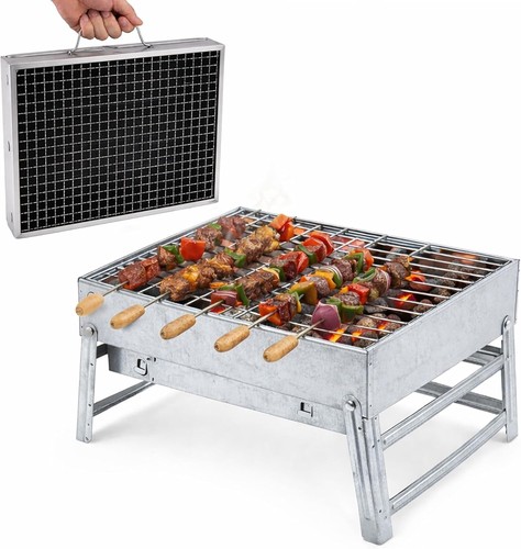 Portable foldable charcoal bbq - portable,