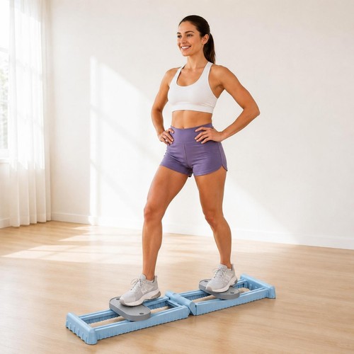 Ski step machine portable home - step,