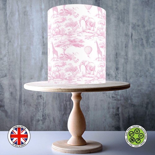 Panoramic pink safari toile - panoramic,