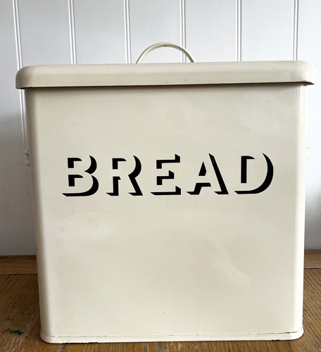 Vintage cream enamel - enamel, bread