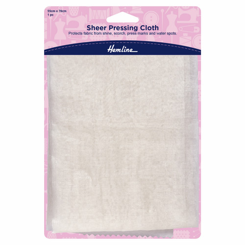 Hemline pressing cloth sheer - pressing,