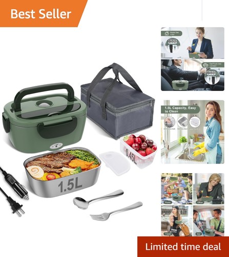 Portable heated lunch box - portable, for