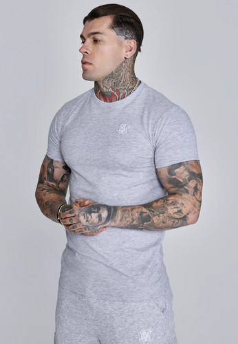 Siksilk men grey marl - siksilk, men's