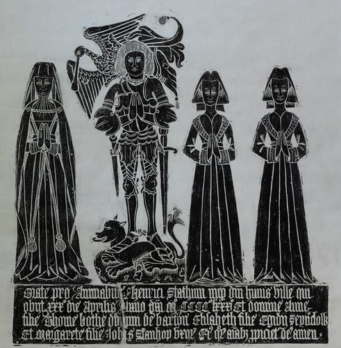 Brass rubbing henry statham - brass,