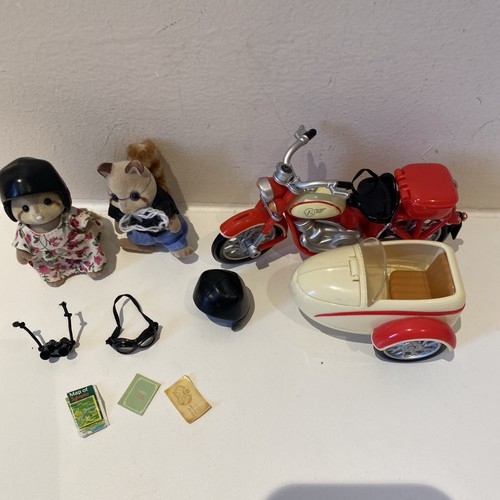 Sylvanian families motorcycle - sylvanian,