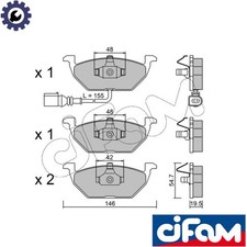BRAKE PAD SET DISC BRAKE
