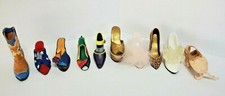Miniature Shoe Collectable Variety JUST THE RIGHT SHOE Raine Cowboy Boot Ballet