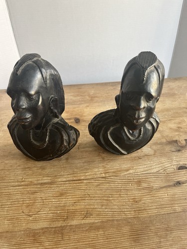 Vintage style wood bust - wood,
