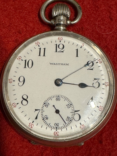 Waltham sterling silver pocket - sterling,