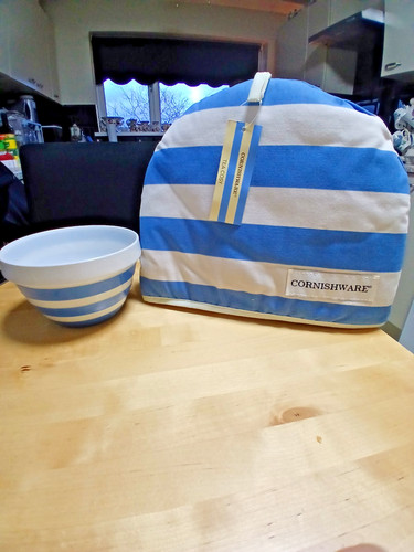 Cornishware blue striped heavy - blue,