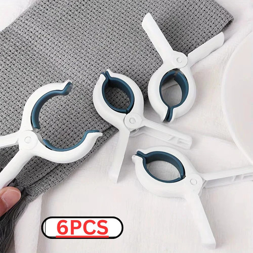 6pcs beach towel clips heavy - 6pcs,