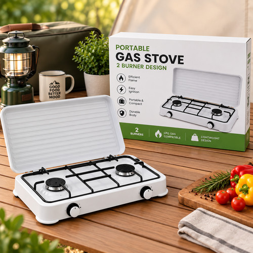 Portable double burner gas - double, 2