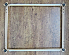 TRADITIONAL WOODEN EMBROIDERY TAPESTRY SLATE FRAME 24in x 20in