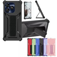 for BLU G64L Phone Case Cover Glass Screen Protector A1