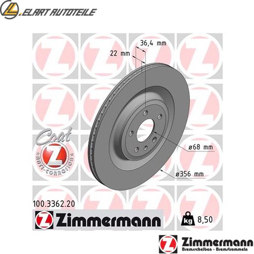 Brake discs 100 - brake, 100.3362.20