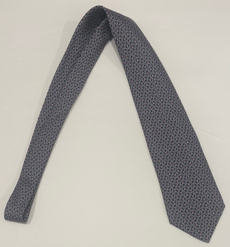 Hermès paris silk tie navy - paris,