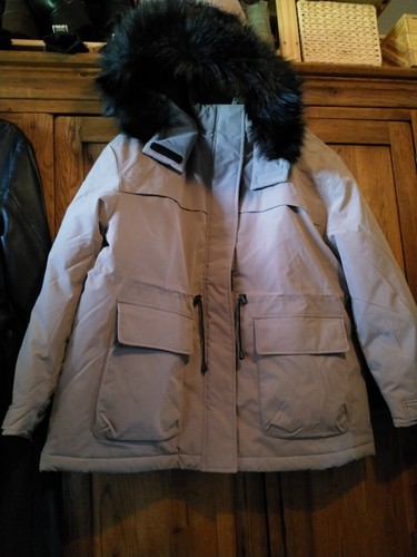 Primark cream parka - parka, size