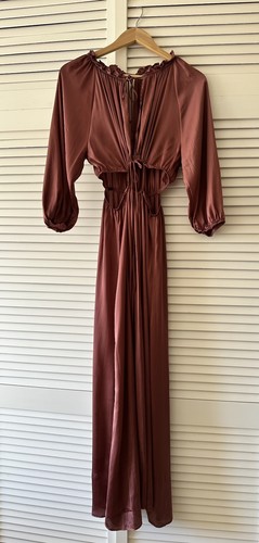 Zara satin cut out midi - zara,